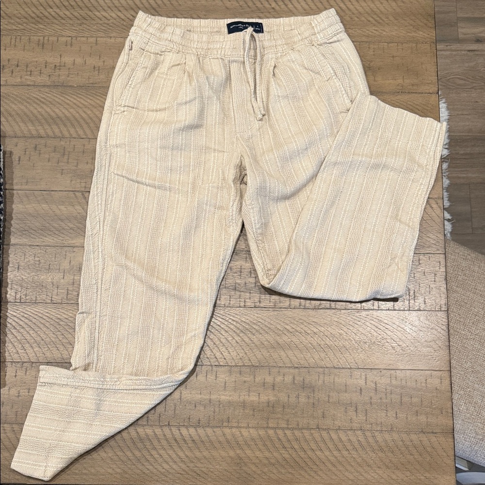 Abercrombie and Fitch Men's Tan Pants